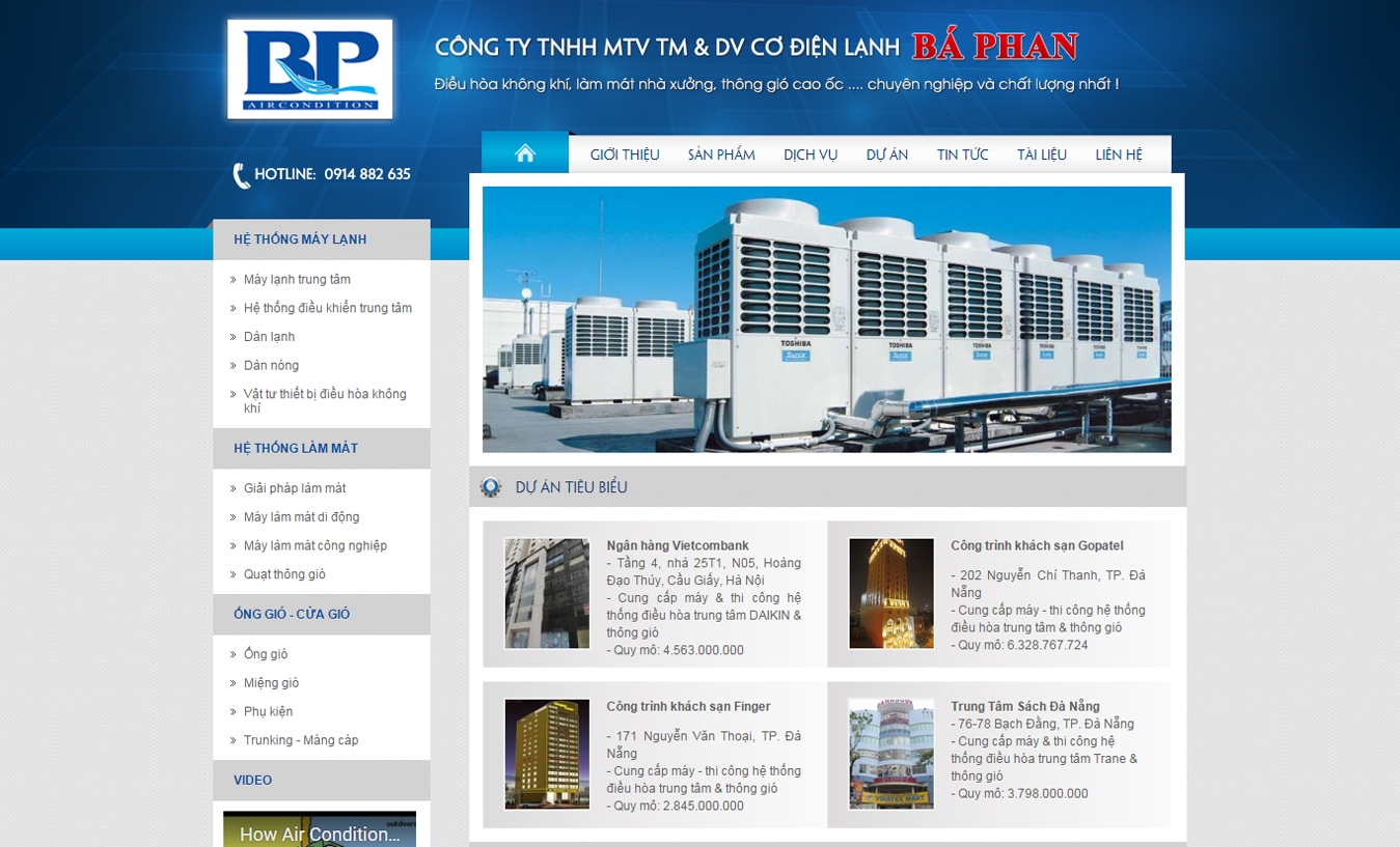 Công ty TNHH TM & DV Cơ điện lạnh Bá Phan