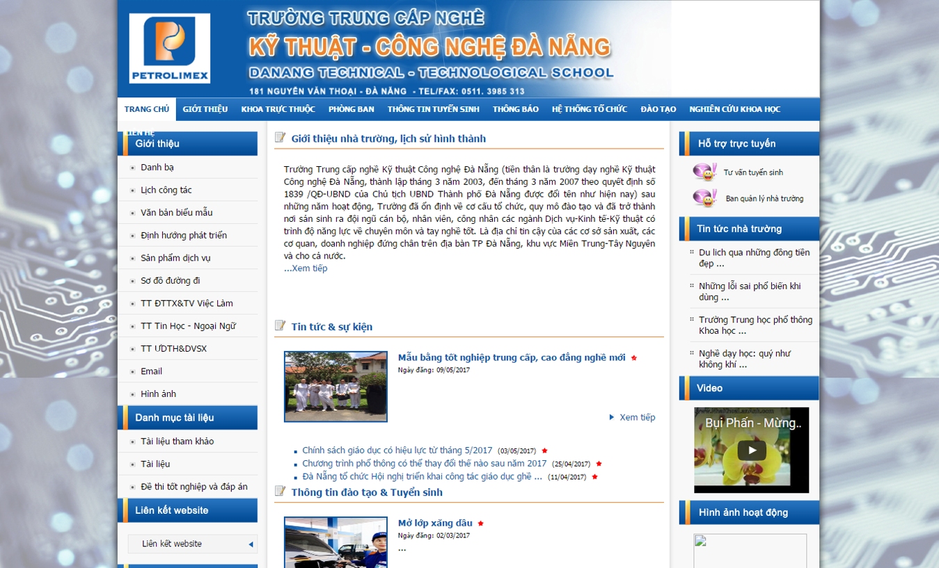 Trường Trung Cấp Nghề KT - CN Đà Nẵng